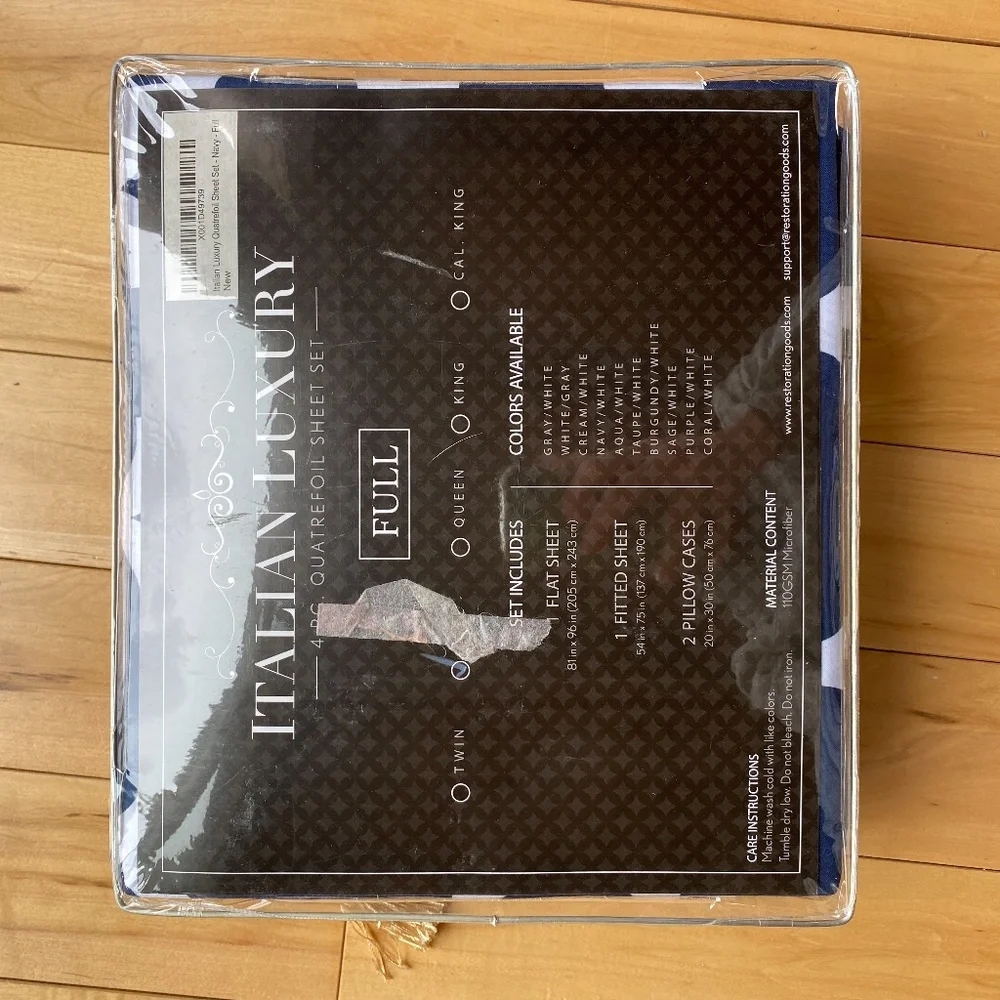 Italian Luxury sheets NWT‎